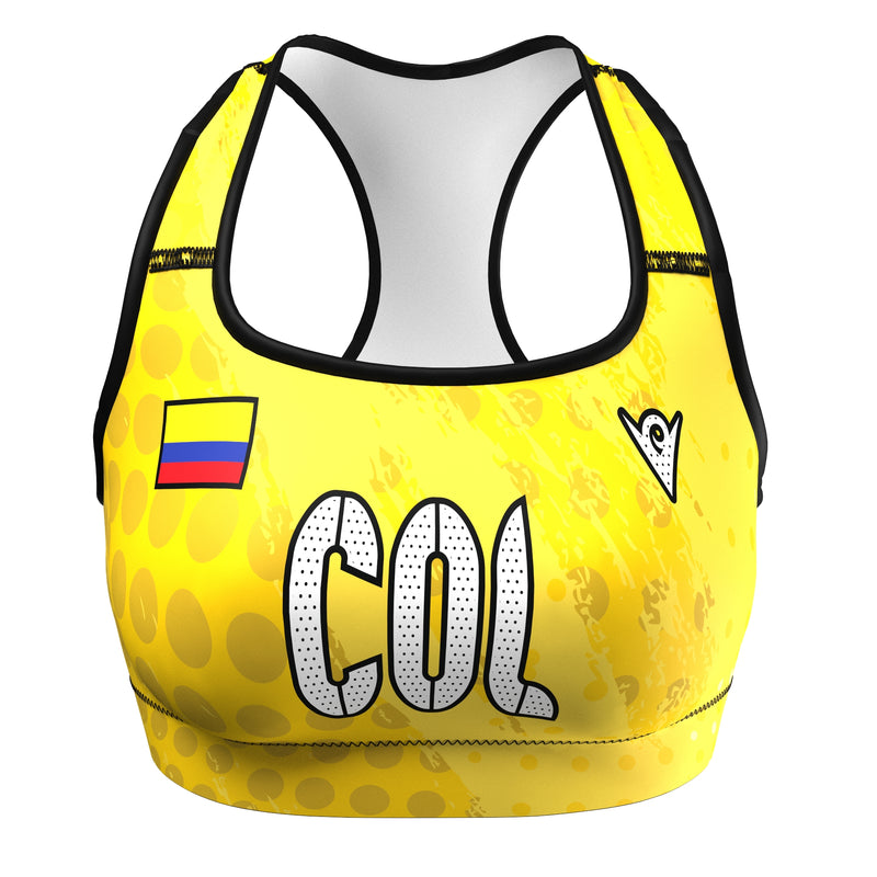 Load image into Gallery viewer, Colombia - COL 57 - Country Codes (Sports Bra) Olympian
