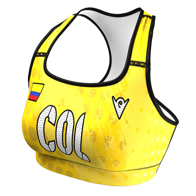 Load image into Gallery viewer, Colombia - COL 57 - Country Codes (Sports Bra) Olympian
