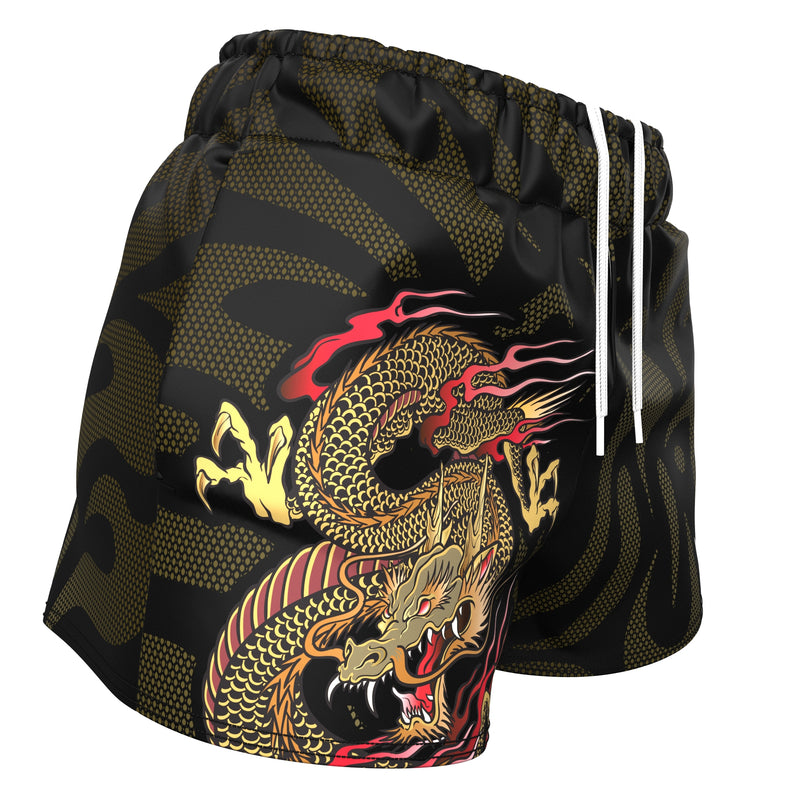 Carregue a imagem no visualizador da Galeria, Voxpell Dragon Warrior (Women&#39;s Sports Shorts - Recycled Polyester) Martial Warrior
