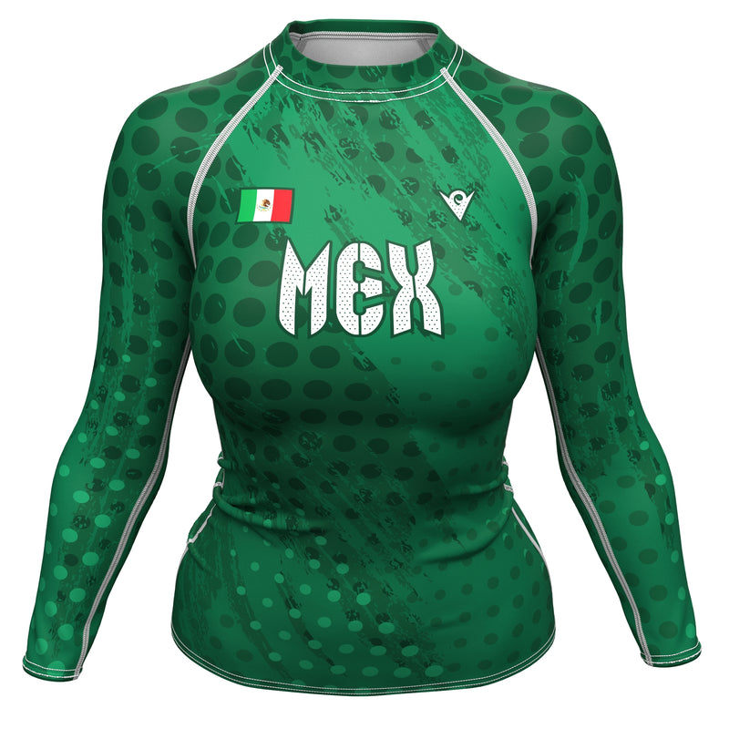 Load image into Gallery viewer, México - MEX 52 - Country Codes (Women&#39;s Rash Guard) Olympian
