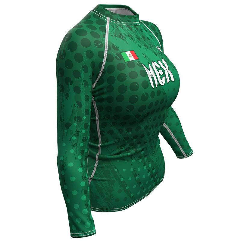 Load image into Gallery viewer, México - MEX 52 - Country Codes (Women&#39;s Rash Guard) Olympian
