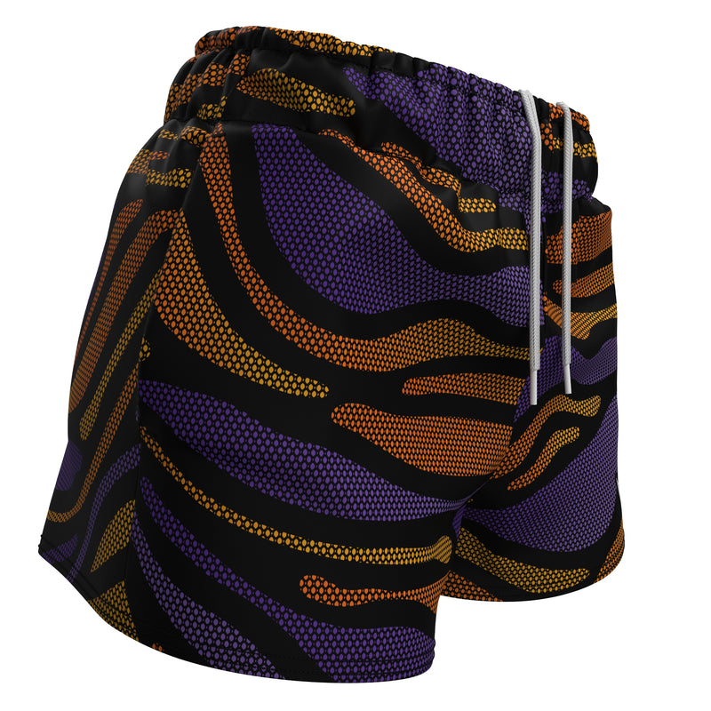 Load image into Gallery viewer, Tigerdelic (shorts esportivos femininos - poliéster reciclado)
