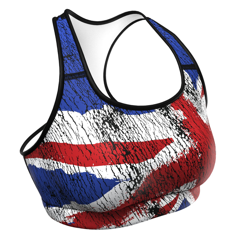 Carregue a imagem no visualizador da Galeria, Reino Unido (bandeira Union Jack) - atleta olímpico urbano (sutiã esportivo)
