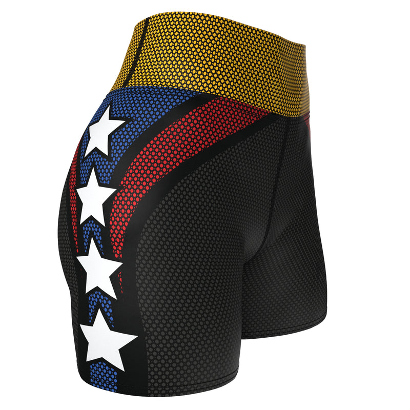 Load image into Gallery viewer, Venezuela - Galaxy (Women&#39;s Yoga Shorts) Olympian
