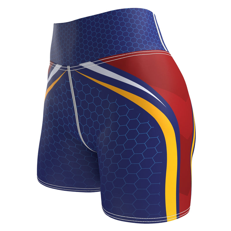 Load image into Gallery viewer, Venezuela - Stargate (Women&#39;s Yoga Shorts) Olympian
