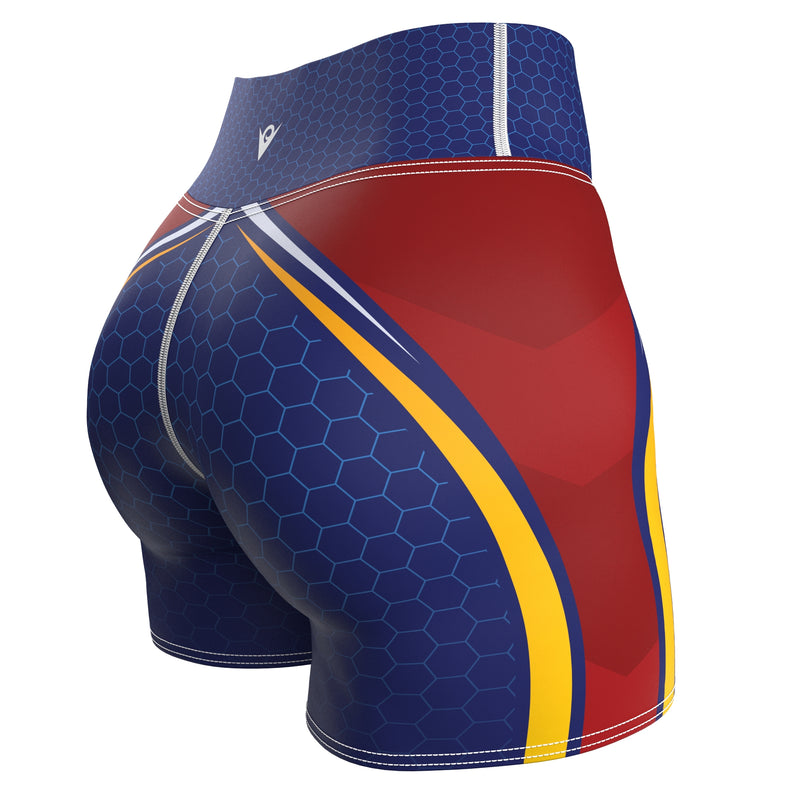 Load image into Gallery viewer, Venezuela - Stargate (Women&#39;s Yoga Shorts) Olympian
