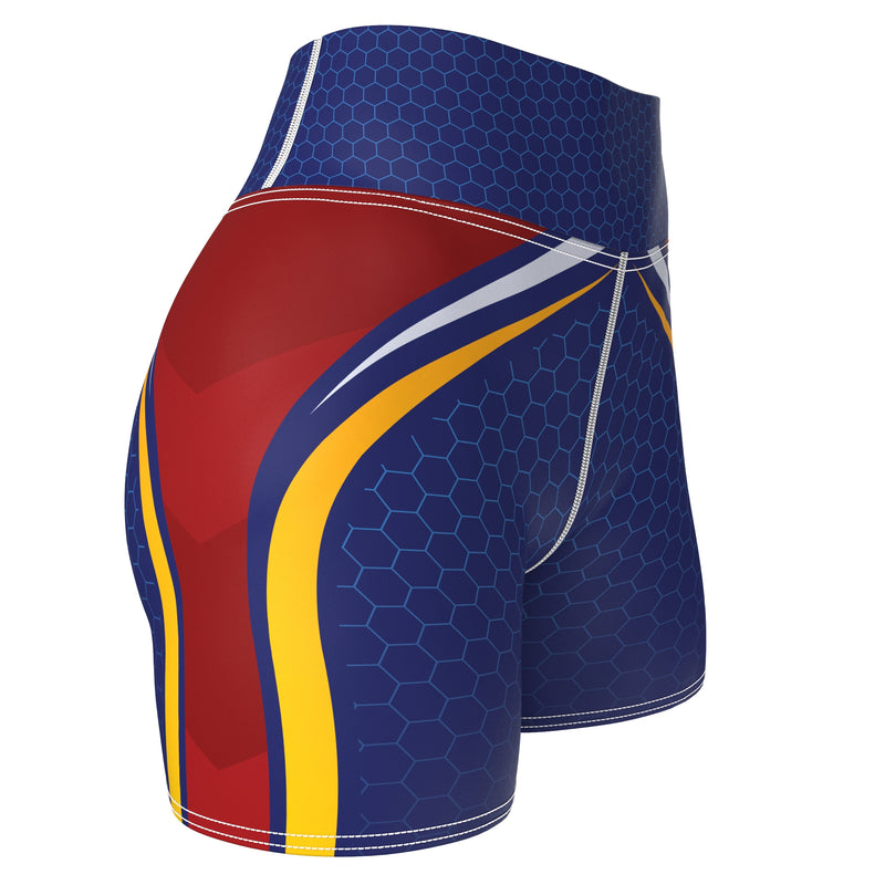 Load image into Gallery viewer, Venezuela - Stargate (Women&#39;s Yoga Shorts) Olympian
