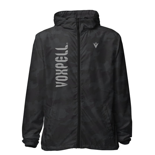 Voxpell – Camuflado claro/escuro (unissex) Blusão leve com zíper