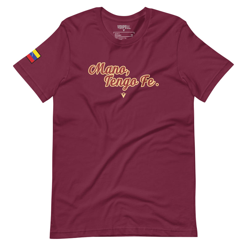 Load image into Gallery viewer, Venezuela: Mano, Tengo Fe. (Unisex Crew-neck T-shirt) Olympian
