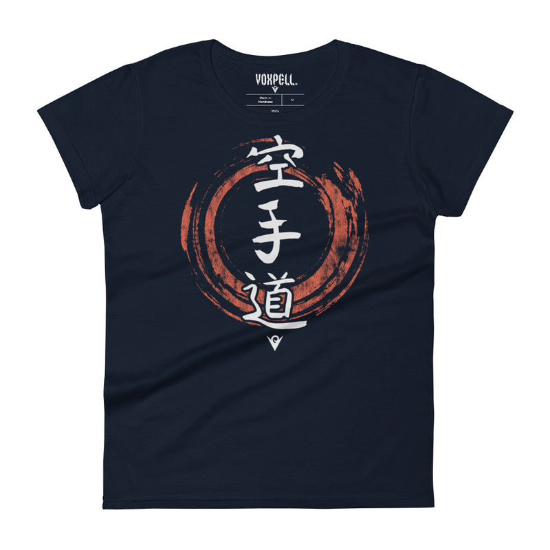 Carregue a imagem no visualizador da Galeria, Karate-Do - Training Armor (Women&#39;s Crew-neck T-shirt) Martial Warrior
