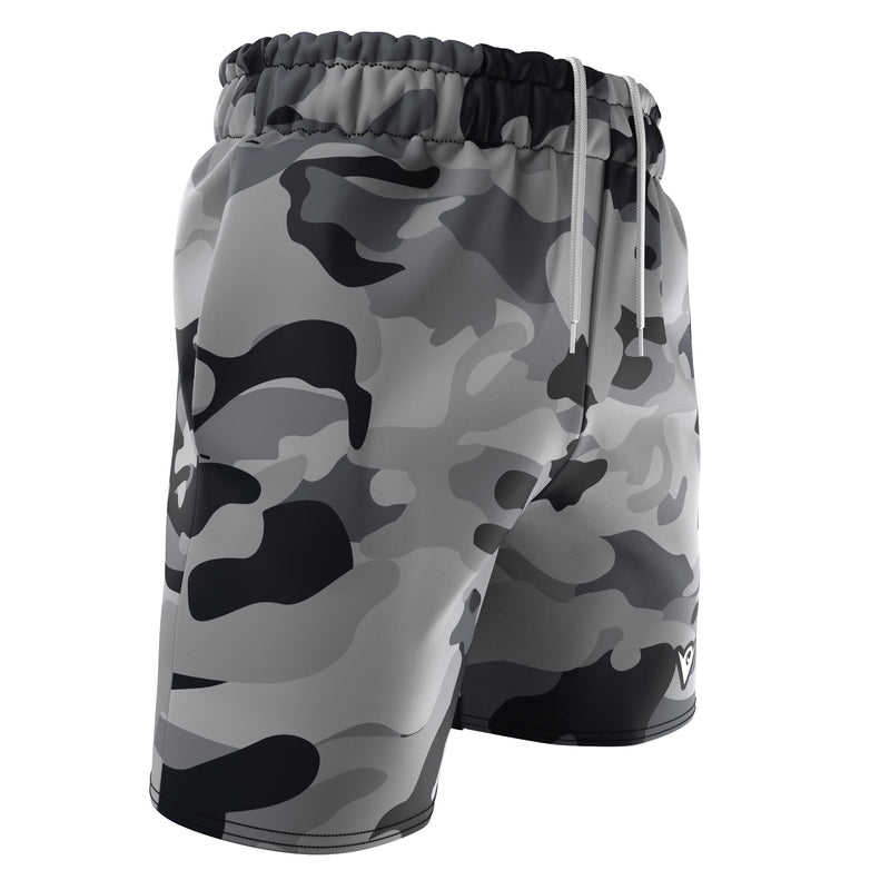 Carregue a imagem no visualizador da Galeria, Ash Camo (shorts esportivos masculinos - poliéster reciclado) Excelsior/Urban
