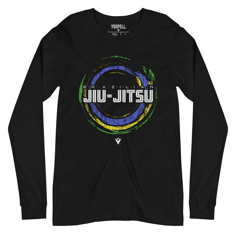 Carregue a imagem no visualizador da Galeria, Brazilian Jiu-Jitsu (BJJ) (Unisex Long-sleeve T-shirt) Martial Warrior

