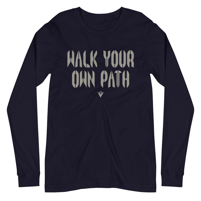 Carregue a imagem no visualizador da Galeria, Walk Your Own Path (camiseta unissex de manga comprida) Excelsior
