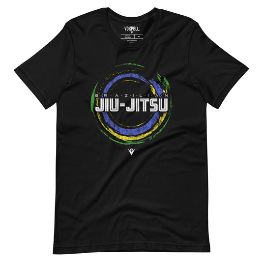 Brazilian Jiu-Jitsu (BJJ) (Men's Crew-neck T-shirt) Martial Warrior