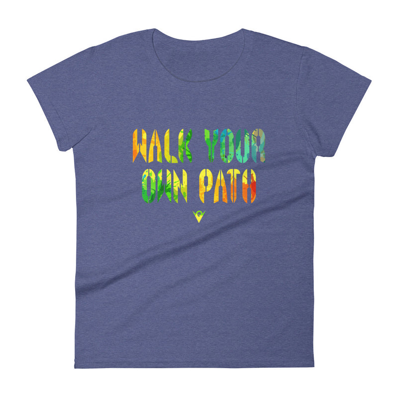 Load image into Gallery viewer, Walk Your Own Path – Picturesque (camiseta feminina com gola redonda) Excelsior
