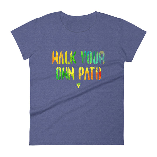 Walk Your Own Path – Picturesque (camiseta feminina com gola redonda) Excelsior