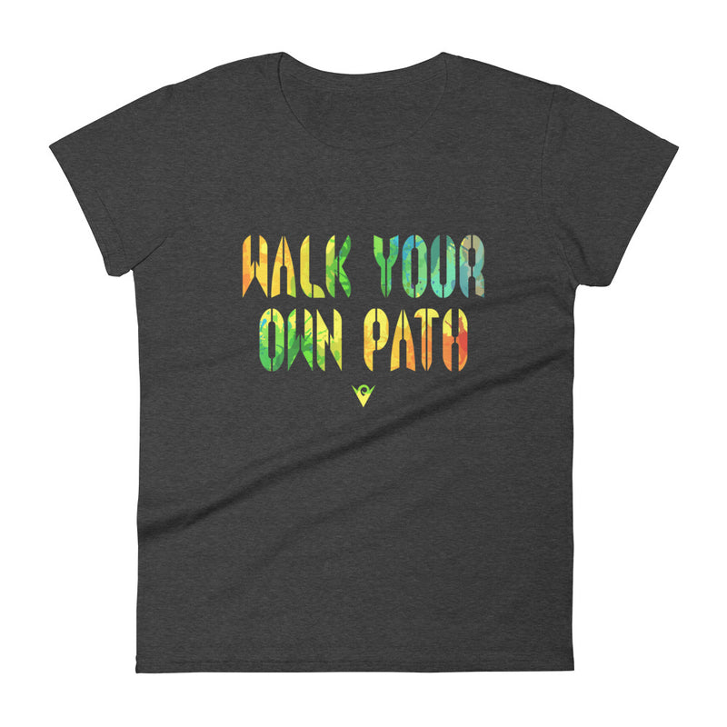 Load image into Gallery viewer, Walk Your Own Path – Picturesque (camiseta feminina com gola redonda) Excelsior
